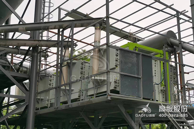 方形搖擺篩客戶(hù)現(xiàn)場(chǎng)