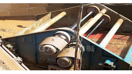 重晶石礦螺旋分離機(jī)后加裝高服脫水篩二次選礦，多提取2400立方重晶石